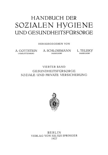 Gesundheitsfürsorge Soƶiale und Private Versicherung
