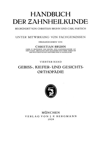 Gebiss-, Kiefer- und Gesichtsorthopädie
