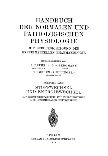 Stoffwechsel und Energiewechsel: Gesamtstoffwechsel · Energiewechsel Intermediärer Stoffwechsel