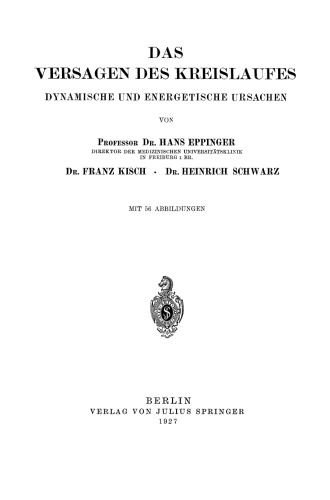 Das Versagen des Kreislaufes: Dynamische und Energetische Ursachen