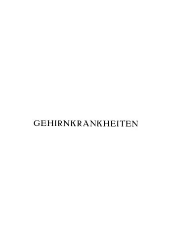 Gehirnkrankheiten