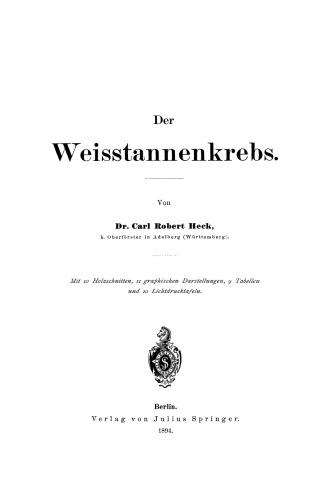 Der Weisstannenkrebs