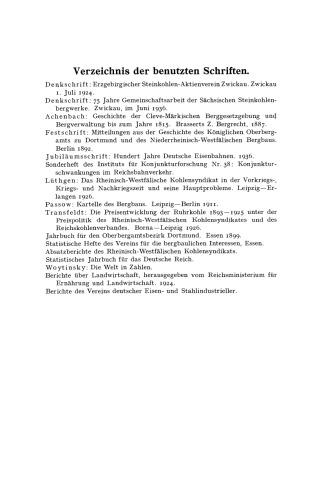 Kohlenwirtschaftsorganisationen