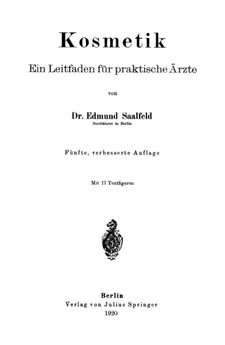 Kosmetik: Ein Leitfaden für praktische Ärzte