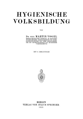 Hygienische Volksbildung