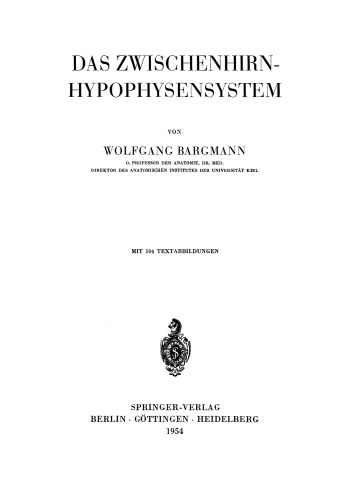 Das Zwischenhirn-Hypophysensystem
