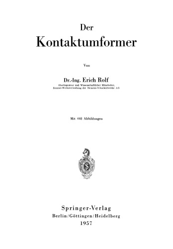Der Kontaktumformer