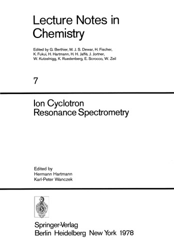 Ion Cyclotron Resonance Spectrometry