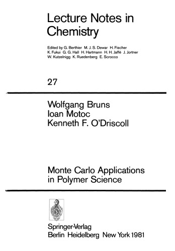 Monte Carlo Applications in Polymer Science