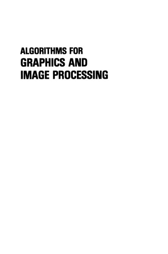 Algorithms for Graphics and Image Processing