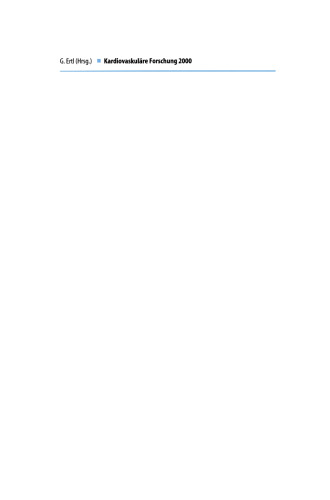 Kardiovaskuläre Forschung 2000