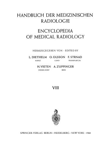 Röntgendiagnostik der Weichteile / Roentgen Diagnosis of the Soft Tissue