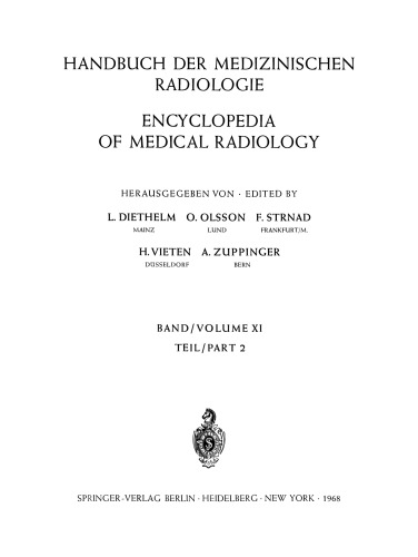 Röntgendiagnostik des Digestionstraktes und des Abdomen / Roentgen Diagnosis of the Digestive Tract and Abdomen: Teil 2 / Part 2