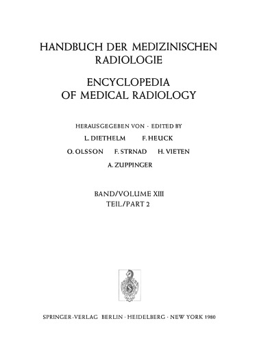 Röntgendiagnostik des Urogenitalsystems / Roentgen Diagnosis of the Urogenital System: Teil 2: Weibliches Genitale / Part 2: Female Genitals