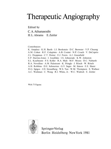Therapeutic Angiography