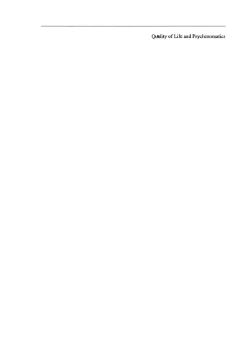 Quality of Life and Psychosomatics: In Mechanical Circulation • The Heart Transplantation