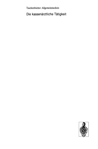 Die kassenärztliche Tätigkeit