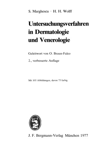 Untersuchungsverfahren in Dermatologie und Venerologie