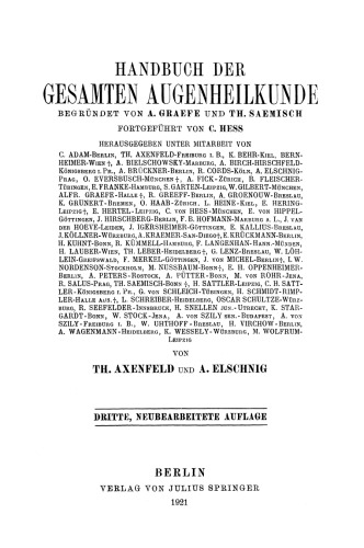 Verletzungen des Auges: Mit Berücksichtigung der Unfallversicherung