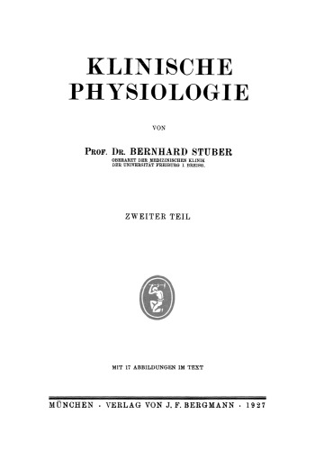 Klinische Physiologie