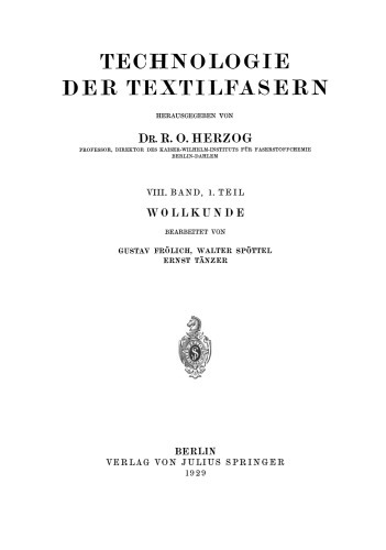 Wollkunde: Bildung und Eigenschaften der Wolle