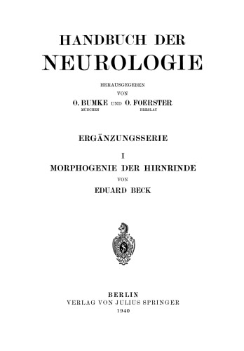 Morphogenie der Hirnrinde