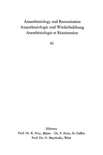 Ketamine: Bericht über das internationale Symposion am 23. und 24. Februar 1968 in Mainz