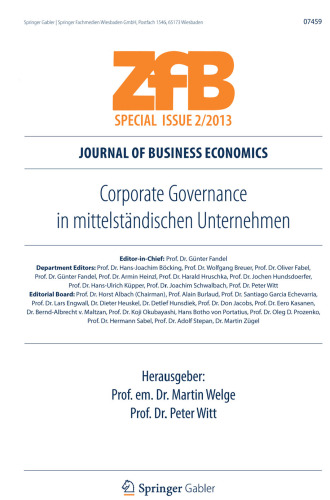 Corporate Governance in mittelständischen Unternehmen