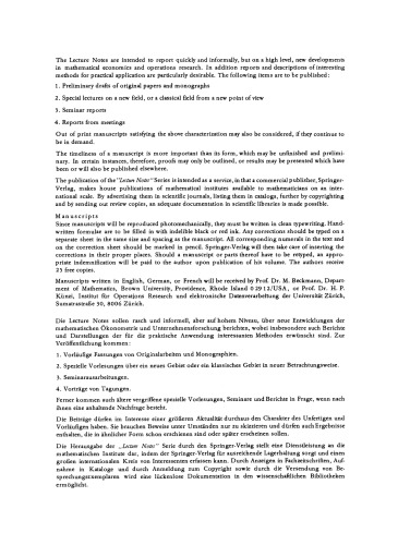 Einführung in die Methode Branch and Bound: Unterlagen für einen Kurs des Instituts für Operations Research der ETH, Zürich