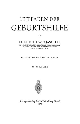 Leitfaden der Geburtshilfe