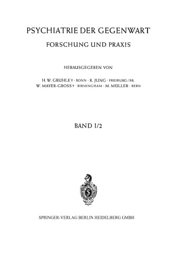 Grundlagen und Methoden der Klinischen Psychiatrie