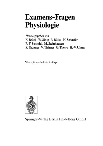 Examens-Fragen Physiologie