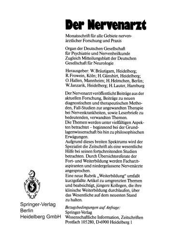 Aktuelle Neurologie und Psychiatrie: Band 3