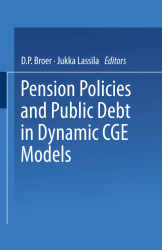 Pension Policies and Public Debt in Dynamic CGE Models