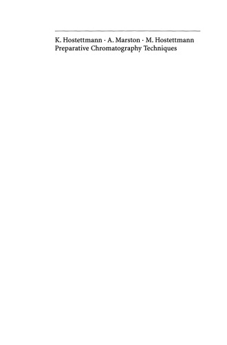 Preparative Chromatography Techniques: Applications in Natural Product Isolation