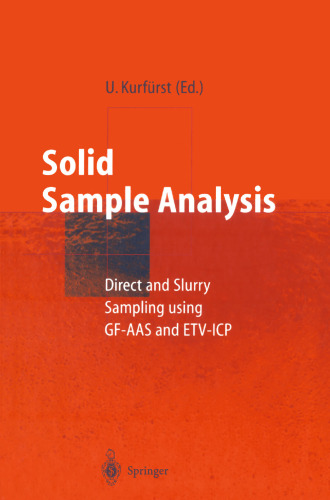 Solid Sample Analysis: Direct and Slurry Sampling using GF-AAS and ETV-ICP