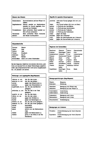 Anatomie und Physiologie für Pflegeberufe
