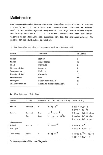 Anorganische Chemie: Chemie — Basiswissen I
