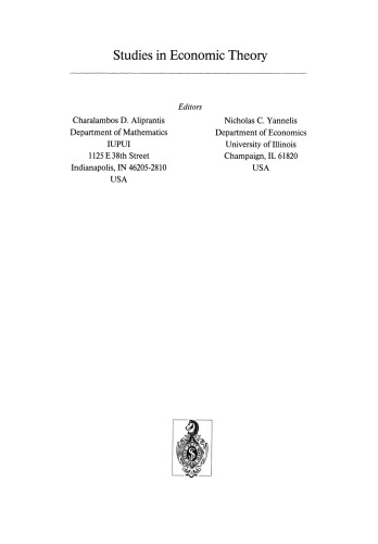 Equilibrium Theory in Infinite Dimensional Spaces