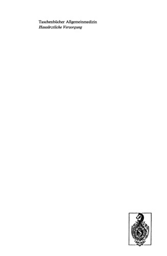 Hausärztliche Versorgung: Bereitschafts- und Notdienste Der kranke Mensch Labordiagnostik