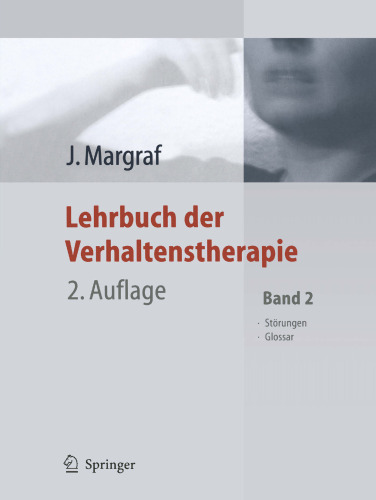 Lehrbuch der Verhaltenstherapie: Band 2: Störungen — Glossar