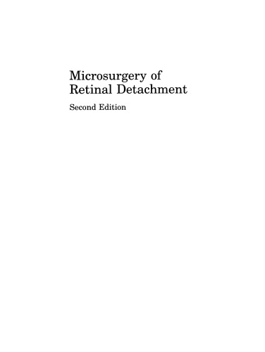 Microsurgery of Retinal Detachment