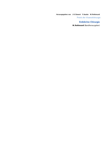 Praxis der Viszeralchirurgie: Endokrine Chirurgie