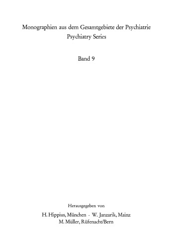 Verlaufsweisen kindlicher und präpuberaler Schizophrenien