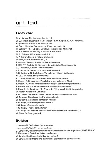 Einführung in die Kybernetik: unter besonderer Berücksichtigung von technischen und biologischen Wirkungsgefügen. Lehrbuch für Studenten aller Fachrichtungen