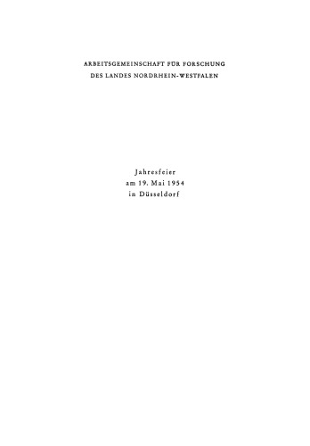 Ansprache des Ministerpräsidenten. Fortschritte auf dem Gebiet der experimentellen Krebsforschung