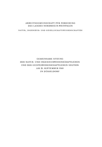 Konstruktive Probleme der Ozeanographischen Forschung