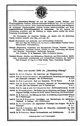 Wellenlängenmessungen des Lichtes im sichtbaren und unsichtbaren Spektralbereich