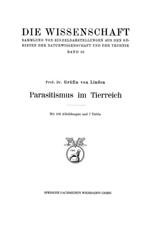 Parasitismus im Tierreich