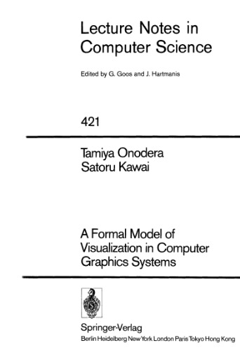 A Formal Model of Visualization in Computer Graphics Systems